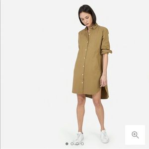 Everlane Twill Shirt Dress
